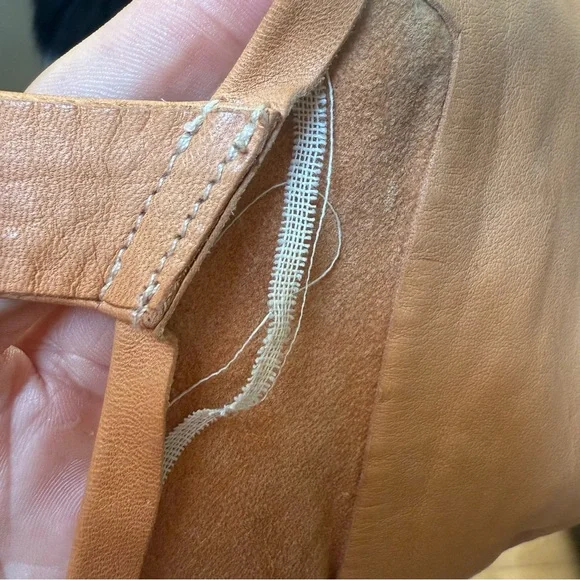 H&M Conscious Leather Corset Crop Top Bralette size XS - Picture 3 of 7